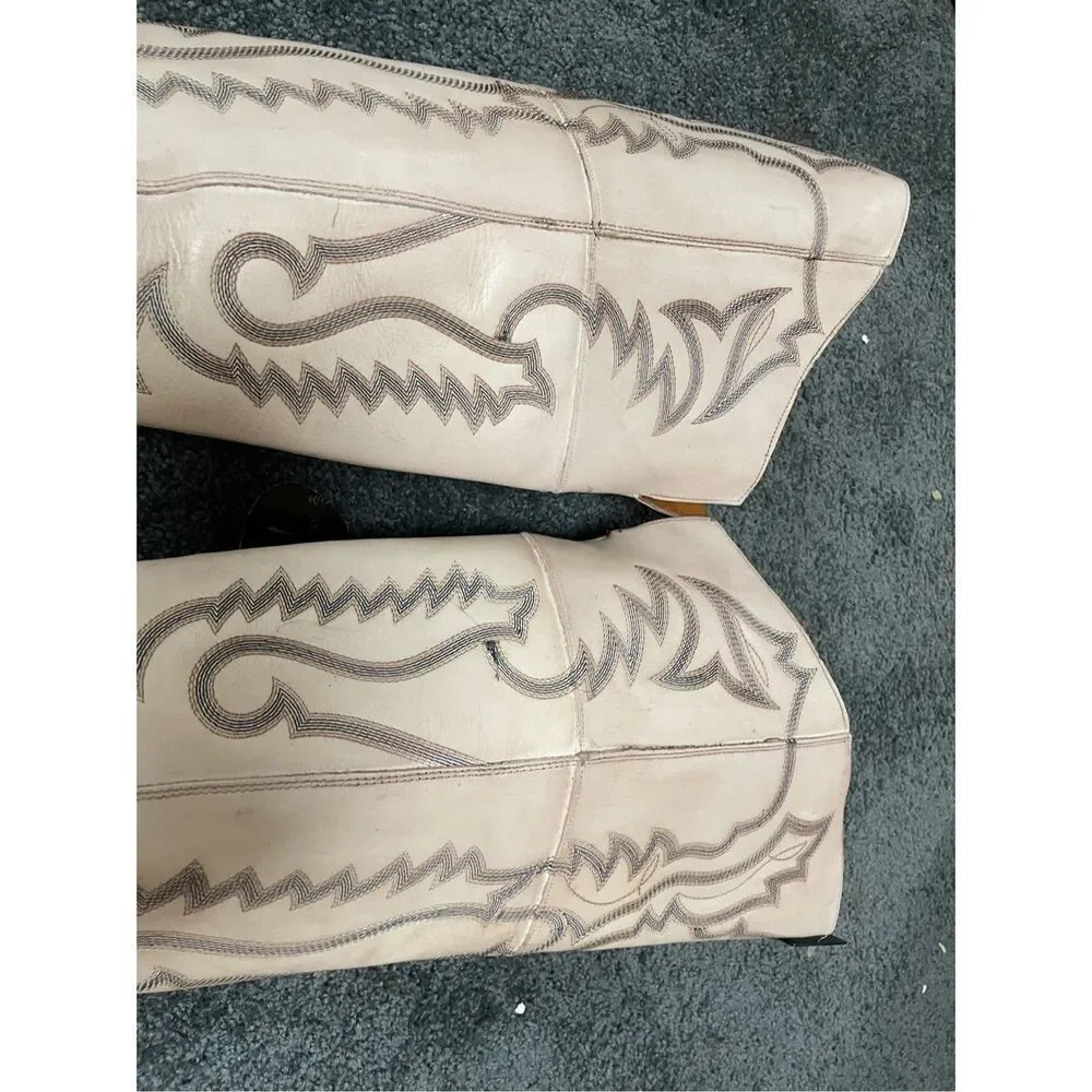 Brand New Dan Post Women’s 10M Loverly Knee High Leather Snip Western Boots - Picture 12 of 16